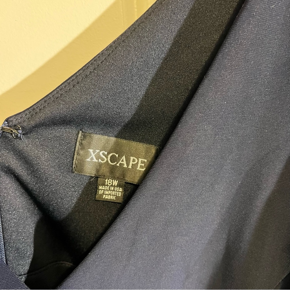 Xscape Navy Blue Formal Dress - Picture 8 of 12